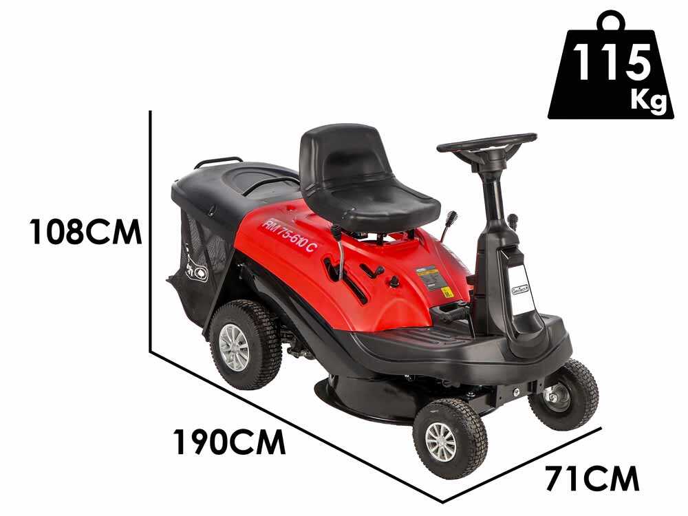 Tracteur tondeuse Geotech RM 75-610 C